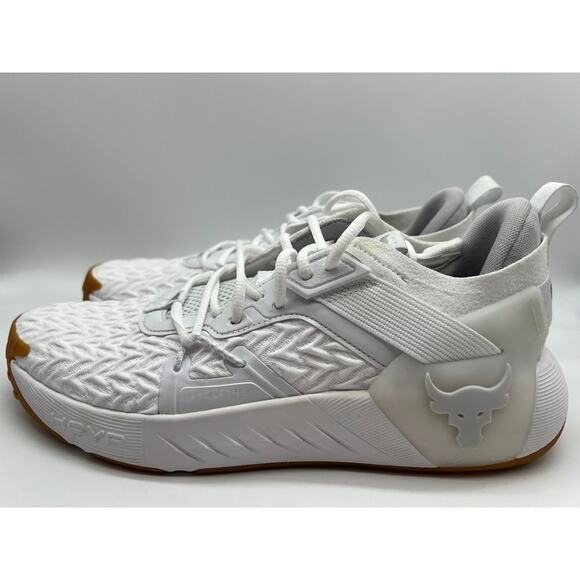 Under Armour Project Rock 6 Men\'s Size 11.5 White Training Shoe 3026534-100 main image 16